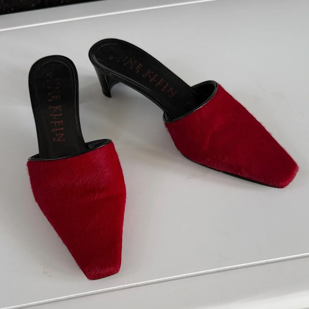 Vintage Pony Hair Mules - Picture 3 of 5